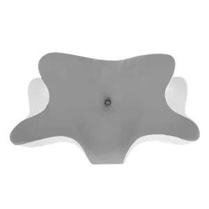 Ergonomic Orthopedic Neck Support Pillow Contour Cervical Embroidery Pillow for Neck Pain Relief Memory Foam Pillow