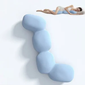 Ergonomic Patented Design Standard Size Cooling Body Pillow for Adults Side Sleepers Maternity Pillow
