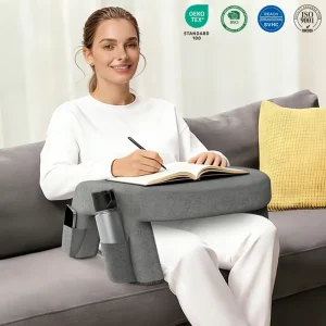 Ergonomic Reading Pillow Reading Bed Rest Pillows for Laptop Memory Form Reading Pillow for Sitting in Bed