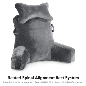 Ergonomic Reading Pillow with Back & Arm Support for Bed Comfort Multi Position Relaxation Solution OEM Manufacturer