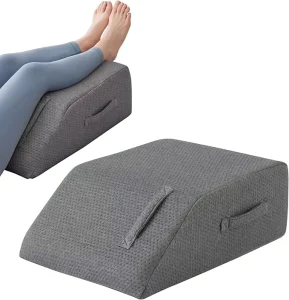 Ergonomic Soft Leg Pillow Elevation Orthopedic Leg Wedge Rest Pillow for Reading CE Certified Eco friendly Memory Foam