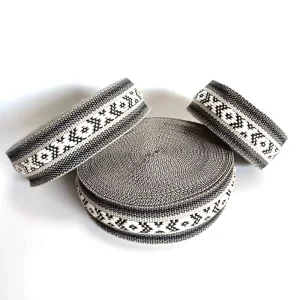 Ethnic Jacquard Ribbon Handmade DIY Doll Cloth Edge Accessories for Clothing Decorative Edge Herringbone for Bags Computer