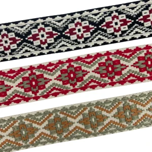 Ethnic Lace Jacquard Webbing Ethnic Geometric Clothing Accessories Width 5cm