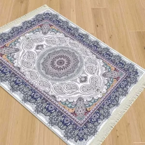 Ethnic Style Abstract Carpet Middle East Mat Floor Mat Arabic Machine Washable Tassels Household Roll up Blanket Muslim