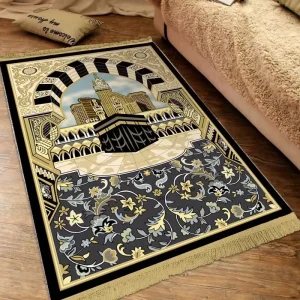 Ethnic Style Carpet Prayer Mat Islamic Mosque Prayer Carpet