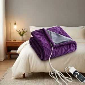 Europe 240V 220V 110V 120V Heating Blanket Comfortable Fleece Throw Size Heated Electric Blankets for Winter
