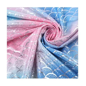 European American Decorative Bridal Dress Wedding Dress Performance Dress Children’s Clothing Iridescent Sequin Fabric