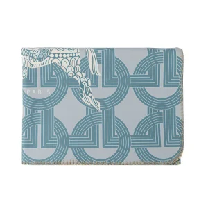 European Blue Air conditioner Blanket Custom Printed Blanket