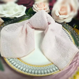 European French Cotton Cloth Napkins for Hotel Terrace Home Wedding Banquets Party Decorations Cross Border Access