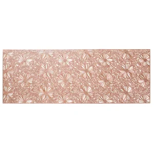 European Hollow Sunflower Table Runner for Decoration PVC Washable Christmas Table Runner