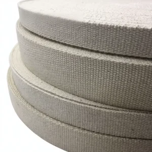 European Standard White Solid Color Thick 1.7~1.8MM Woven Webbing for Bags and Clothing Accessories 2.0/3.8/5CM