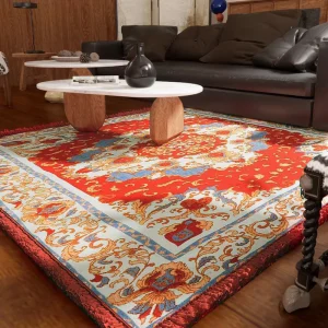 European Style Living Room Carpet Non-Slip Luxury Home Decoration Custom Rugs
