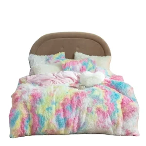 European and American Style Crystal Sleep Aid 3D Printed Fleece Velvet 4 Piece 100% Polyester 400TC Bedding Set