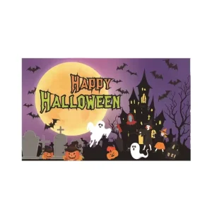 European and American Style Halloween Tapestry Banner Backdrop Cloth Ghost Festival Pumpkin Atmosphere Decorative Hanging