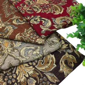 European style Chenille Jacquard Heavyweight Sofa Fabric Table Runner Tablecloth Seat Cushion Pillow Cover