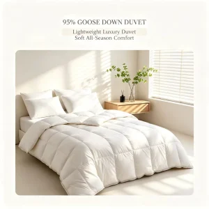 European style down comforter 95% goose down duvet insert boutique hotel down duvet resort quality down duvet insert
