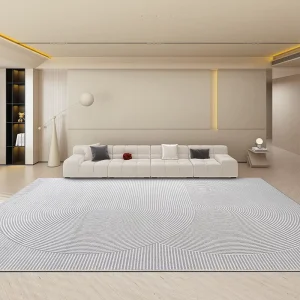 Everest 120×170 cm Modern Reversible Non Slip Geometric PET Friendly Machine Made Carpets High Pile Cushioned Prayers