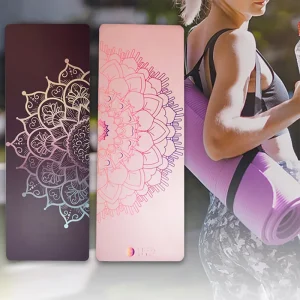 Exercise Customized LOGO TPE Rubber PU Yoga Mat for Gym