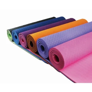 Exercise Gym Fitness Pilates Tpe Portable Foldable Tpe Floor Yoga Mat Custom Print