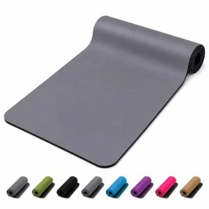 Exercise Mat Hot Yoga PU Yoga Mat for Intense Sweat Sessions Secure Grip Floor Practice and Pilates Studio Training