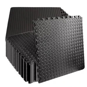 Exercise Puzzle Mat Eco Friendly 60x60cm Thick Gym Floor Mats with EVA Foam Tiles