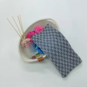 Exfoliating Anti bacteria Bamboo Charcoal Washcloth Bath Scrubber for Men Body Wash Cloth for Back Cleaning Towel