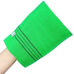 Exfoliating Bath Towels Korean Italy Asian Exfoliating Bath Washcloth Body Scrub Shower Soft Polyester Cotton
