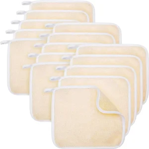 Exfoliating Face Body Wash Cloths Towel Two Side Soft Weave Bath Cloth Exfoliating Scrubbing Massage Bath Towel for Women Man