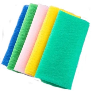 Exfoliating Towel Washcloth Japanese Nylon Bath Wash Towel Body Scrubbing Cloths for Beauty Skin