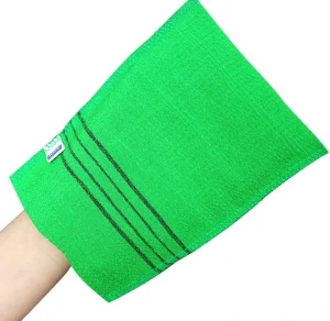 Exfoliating Washcloth Scrubbing Cloth Mitt for Removing Dead Skin Callus Cleaning Pores
