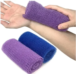 Exfoliating Washcloth Towel Body Scrubber Loofah African Net Bathing Sponge Back Scrubber for Shower Africa Body Net Scrub