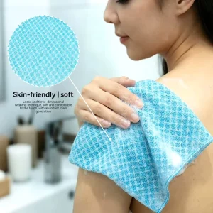 Exfoliating Washcloth Towel Japanese Bath Scrub Towels Exfoliating Body Wash Cloth