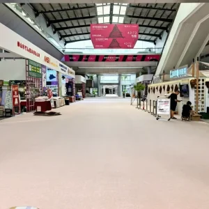 Exhibition Polyester Low Pile Carpet Rolls for Commercial Modern Style Hotel Hall Wall and Event Decor