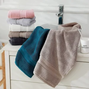 Extra Large 100% Cotton Hotel Bath Sheets Towel Sets Quick Dry with Embroidered Pattern Quality Supplier Logo