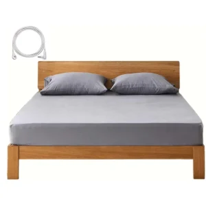 Extra Large Custom Size 5% Silver Fiber 95% Organic Cotton Anti-Bacterial Anti-Static Bedding Set Geometric Grounded Fitted