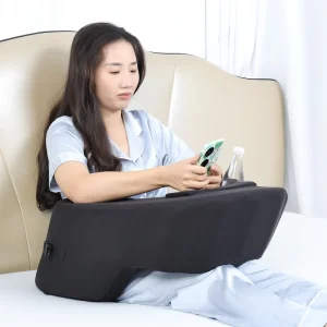 Extra Large Memory Foam Lap Desk Pillow Reading Bed Rest with Pocket Arm Support for Sofa Car Work Play