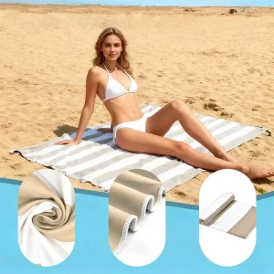 Extra Large Oversized Microfiber Beach Towel Sand Free Quick Dry Lightweight Pool Swim Travel Towel Adults Men Women