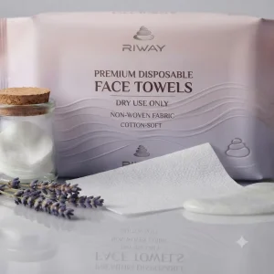 Extra Large Thick Non-Woven Facial Towels 20x20cm Super Soft Disposable Face Wipes for Professional Salon