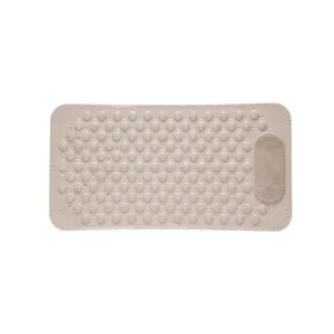 Extra Long PVC Bathtub Safety Anti Slip Bath Mat with Non Slip Shower Mat Machine Washable Bath Mat