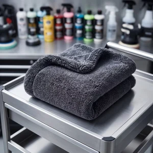 Extra Thick Double Layer Twisted Loop Microfiber Towel Massive Absorbency Paint Safe Professional Car Wash Drying Towel