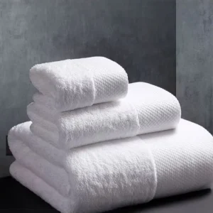 Extra Thick High Absorbent 100% Cotton Luxury Cotton Bath Towels & Bath Towel Sets White Hotel Quality for Bathroom Hospitality