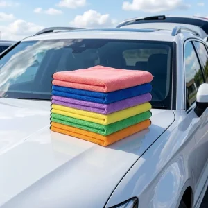 Extra Thick & High Density Composite Microfiber Car Wash Towel Versatile Professional Auto Detailing Cloth