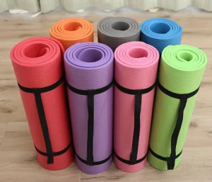 Extra Thick NBR Sky Touch Yoga Mat 15mm Non Slip High Density Anti Tear Eco Foam Fitness Exercise Mat 1/2 Inch