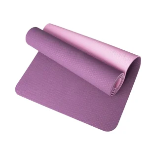 Extra Wide Thick TPE Yoga Mats for Women Custom Logo 183cm Length Eco Friendly Non Slip Folding Shockproof Sound Insulation Home
