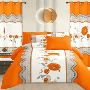 Extra large Size Bed Sheet Set with Curtains Bedding Products Factory 8 piece Bed Sheet Set
