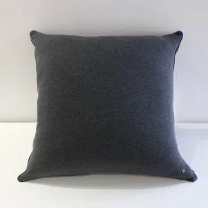 Extremely Soft 65×65 cm 100% Cotton Jersey Fleece Charcoal Color European Pillowcase Sofa Bed Cushion