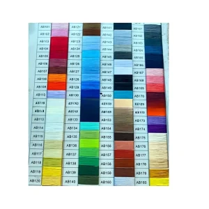 FDY Polyester Dyed Chenille Yarn Warp Yarn High Lustre Filament Ribbon Woven Label Low Elasticity 100D 150D Filament Trademark
