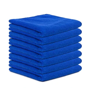 FF6204 30*30cm Reusable Lint Free Absorbent Microfiber Car Detailing Towel Household Kitchen Microfiber Cleaning Cloths