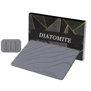 FIGOO Factory Direct [Diatomite Bath Mat Faucet] Specialized Absorbent [Stone Mat] for Sink Splash Guard