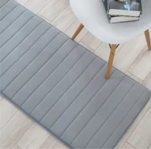 FIGOO Safety Non Slip Bath Mat Extra Bathroom Runner Rug Super Absorbent Quick Dry Microfiber Machine Washable